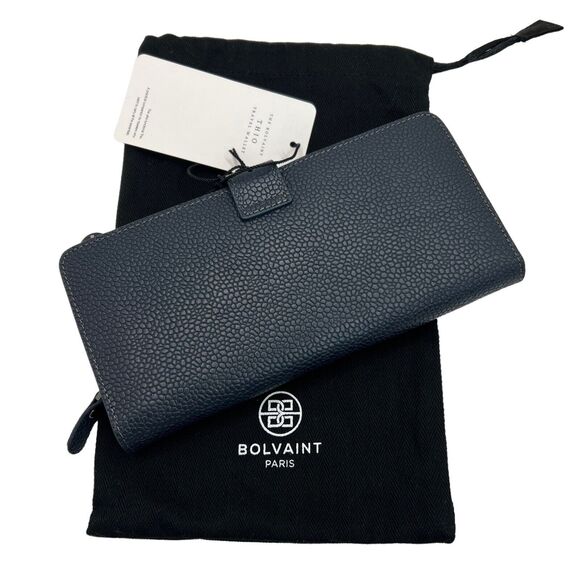 Bolvaint Paris The Thio Travel Wallet in Blue - Picture 1 of 9
